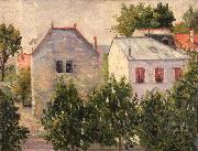 Paul Signac Garden at Asnieres France oil painting artist